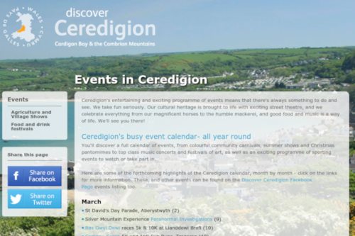 Ceredigion Listing